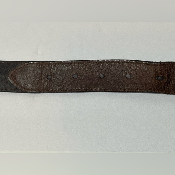 Columbia Genuine Leather  Belt Brown Sz 34 Preowned 11CO0255 - Picture 15 of 16